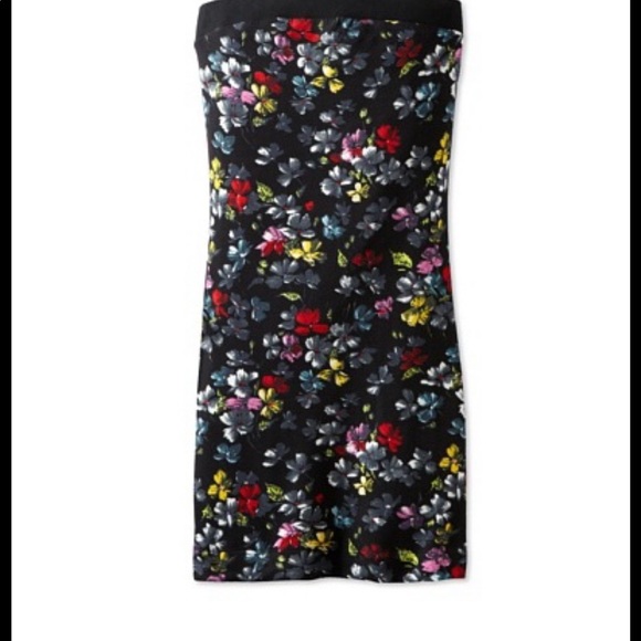 FC Jeans Black Floral Mini Dress - Picture 2 of 3